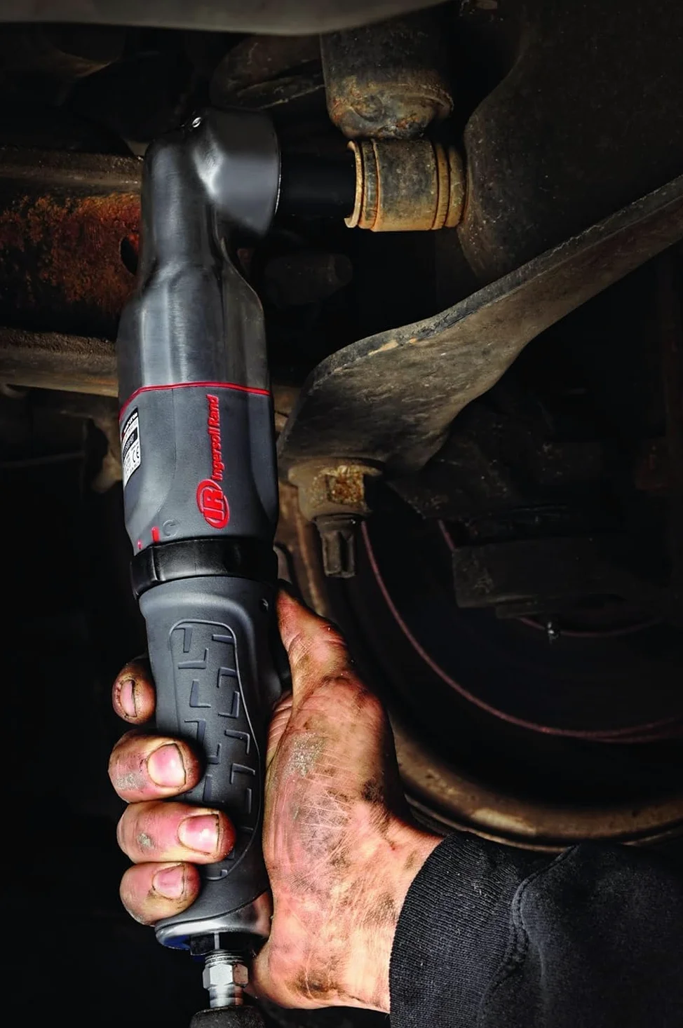Ingersoll-Rand Druckluft-Ratschenschrauber 2025MAX, 1/2" leistungsstarker pneumatischer Winkelschlagschrauber, 244 Nm und 7100 U/min