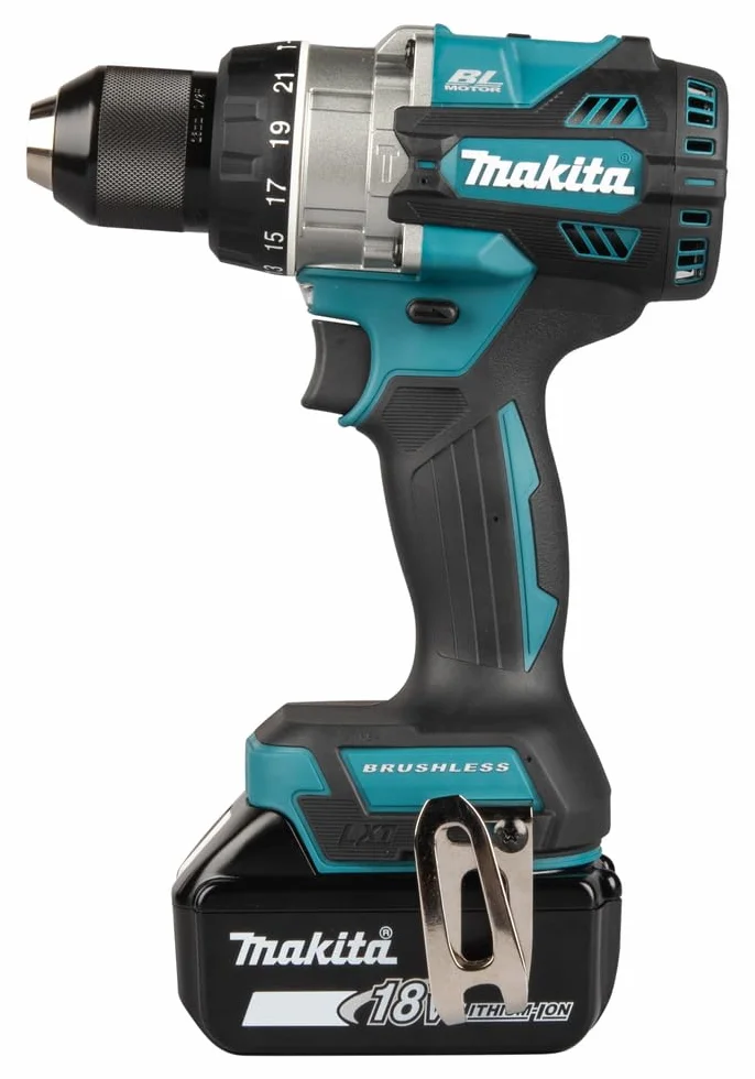 Makita Akku-Schlagbohrschrauber DHP492Z 18V - Bürstenloser Schlagbohrschrauber, 130 Nm Drehmoment, 2 Gänge, LED-Licht, ohne Akku & Ladegerät
