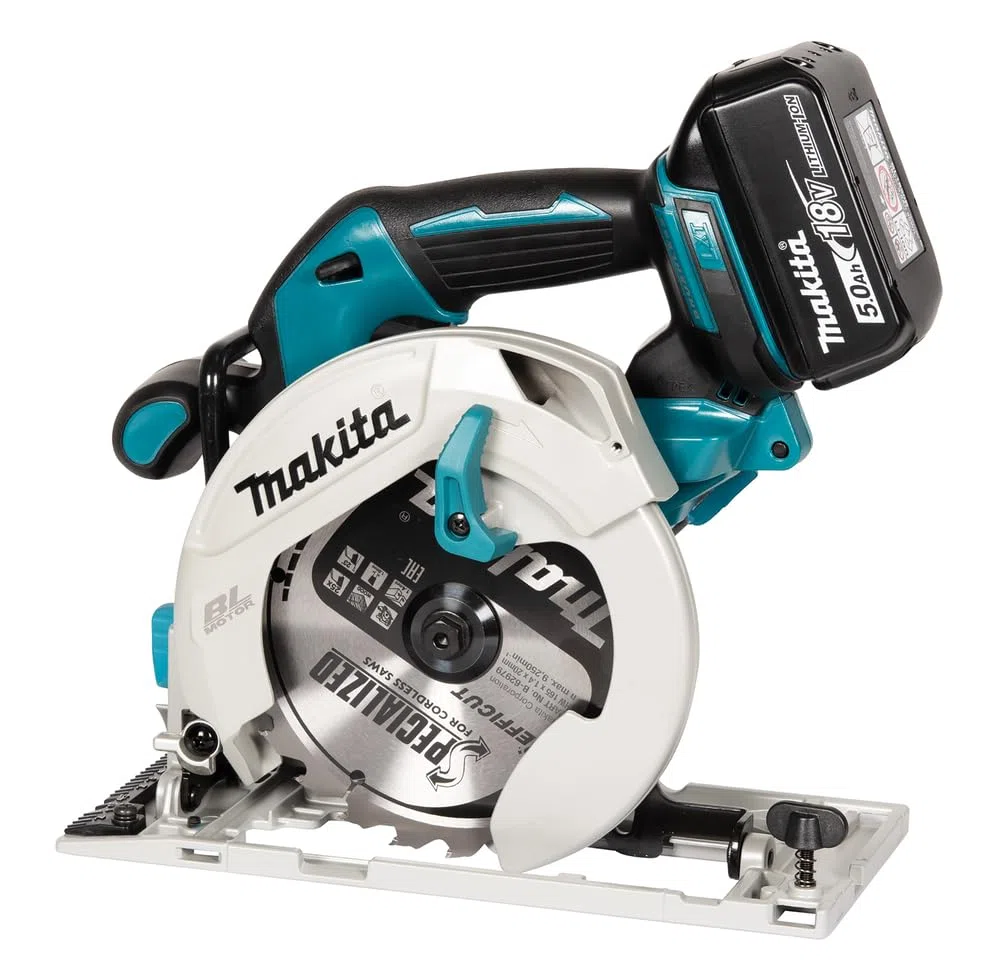 Makita DHS 680 RT1J Akku Handkreissäge 18 V 165 mm Brushless + 1x Akku 5,0 Ah + Ladegerät + Makpac
