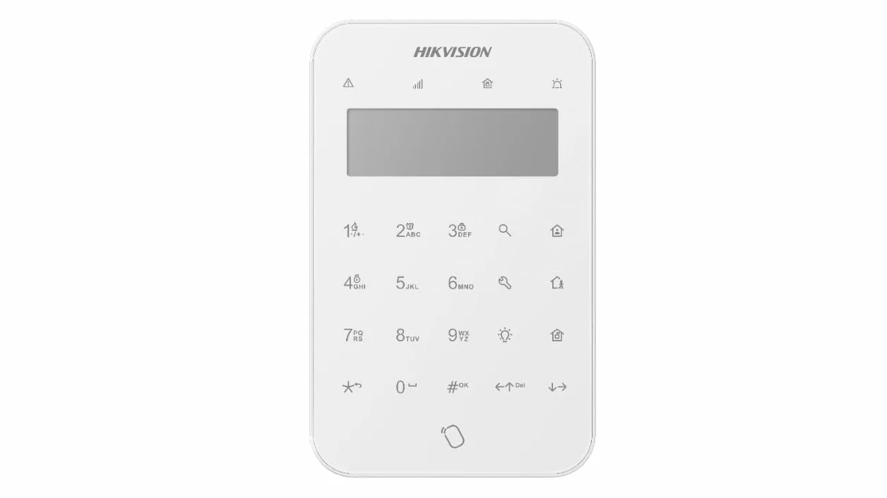 Hikvision AX Pro DS-PK1-LT-WE Tastenfeld LCD Bedienteil