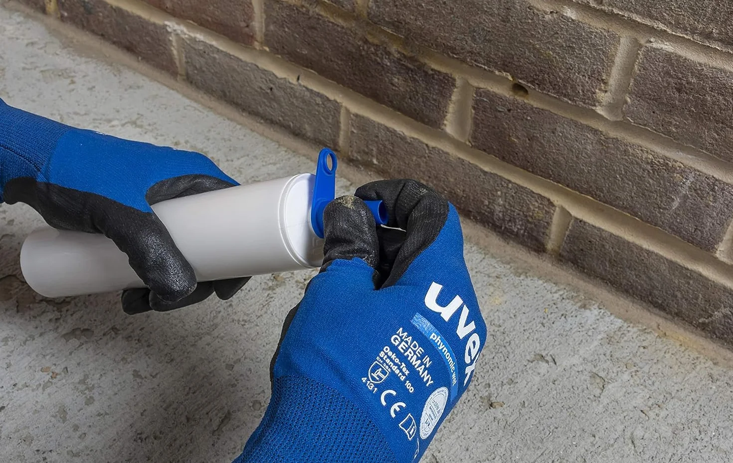 Dryzone Horizontalsperre Kit - Injektionscreme gegen feuchte Wände und aufsteigende Feuchtigkeit – Feuchtigkeitssperre fürs Mauerwerk (6 m)