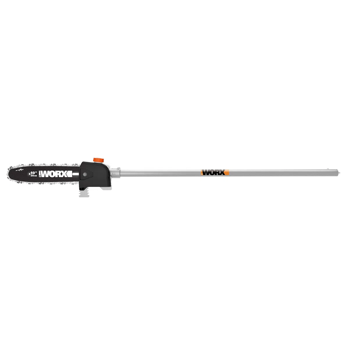 WORX WA0222 DriveShare Astsägen-Aufsatz - Multi-Tool Astsäge - Schwertlänge 25 cm - Kettengeschindigkeit 17 m/s - max. Schnitthöhe 3,8m - Erweiterungsaufsatz für WORX WG186E