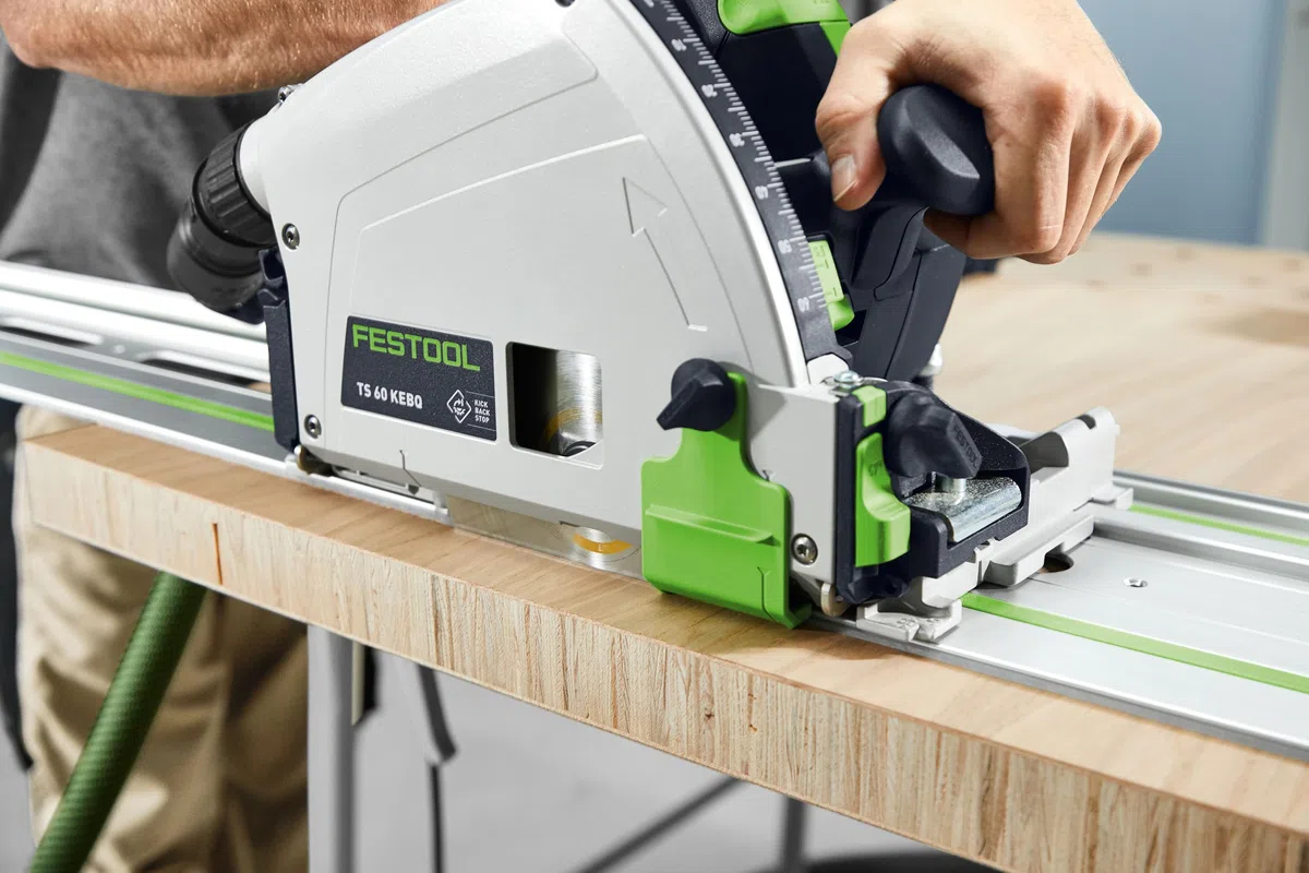Festool Tauchsäge TS 60 KEBQ-Plus 100Y Limited Edition | Mit KickbackStop, EC-TEC Motor & Kappschienen-Kombination - inklusive 100 Jahre Cap & Systainer SYS3 M 337