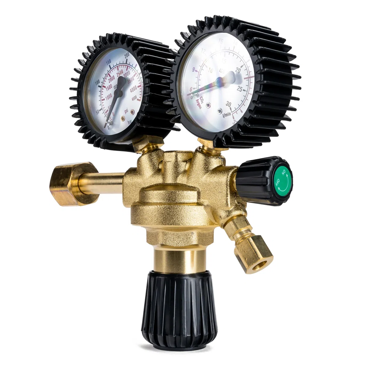 IPOTOOLS Druckminderer Druckregler für Argon/CO2 Schutzgas zu MIG/MAG Schweißgerät