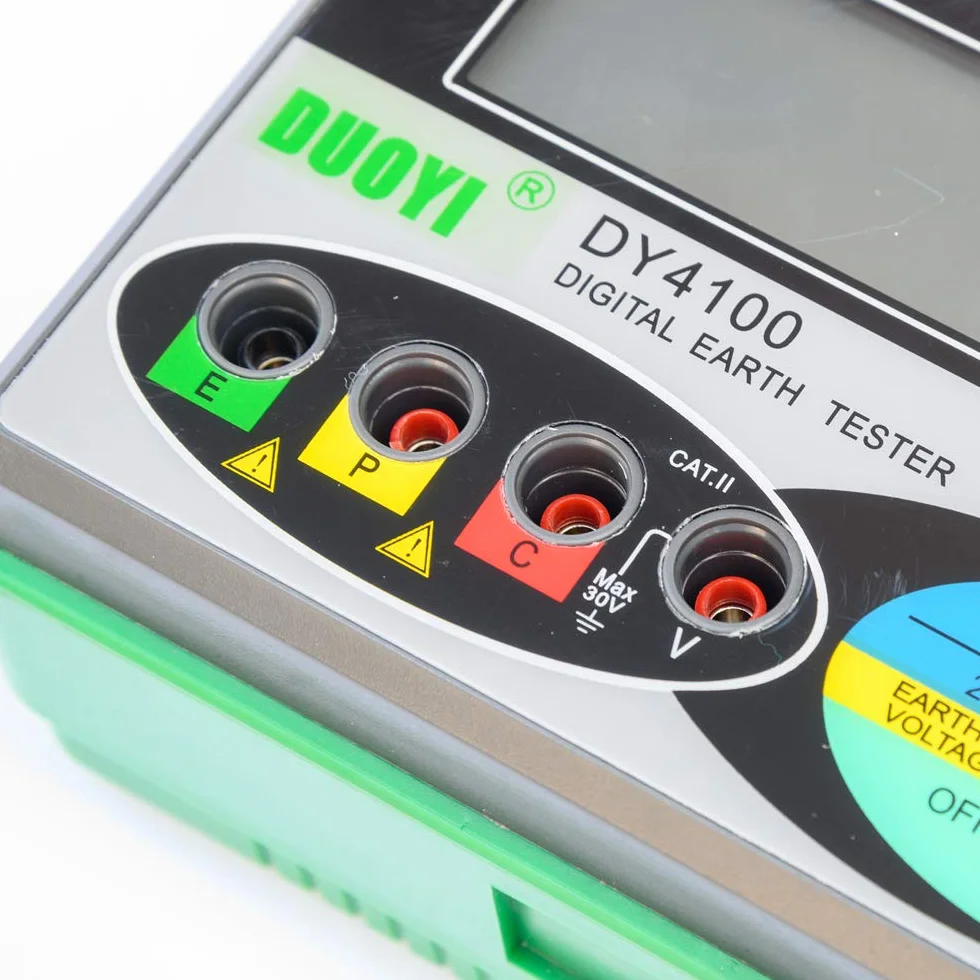 Meggers Digitaler Bodenwiderstandstester, Schutzmaßnahmen, Erdungsmessgerät, Bodentester, Erdwiderstandstester, Bodenmessgerät, Megohmmeter